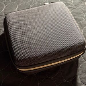 Khanka Black Hard Carrying Case shell Case foam insert and a durable zipper new